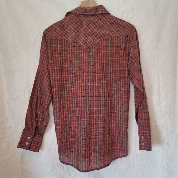Vintage OshKosh B'Gosh Long Sleeve Snap Button Shirt, Men's Size Small - Picture 4 of 6